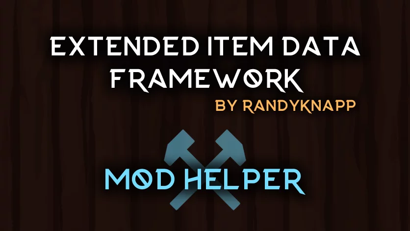 Extended Item Data Framework